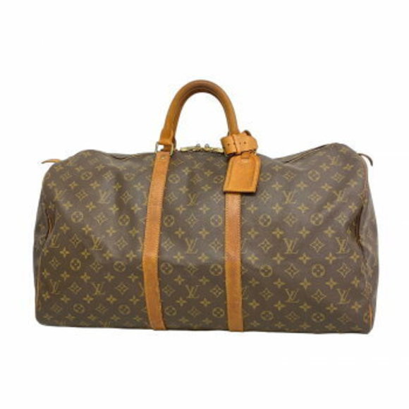 Louis Vuitton Monogram Keepall Boston Bag Brown - Picture 1 of 9